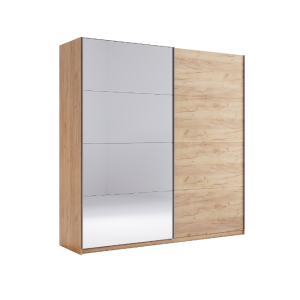 ШАФА-КУПЕ Асті 2,0м Двері Дуб Крафт/Дзеркало від фабрики МіроМарк