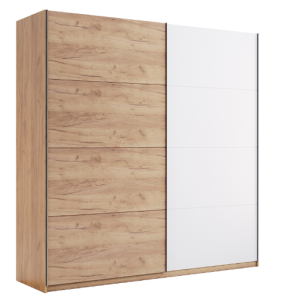 ШАФА-КУПЕ Асті 2,0м Двері Дуб Крафт/Білий від фабрики МіроМарк
