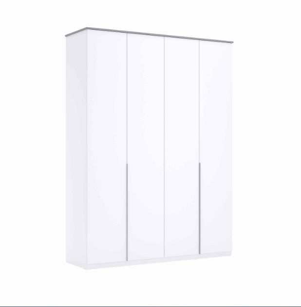 Шафа 4д Barton білий супермат від фабрики Миро Марк Україна