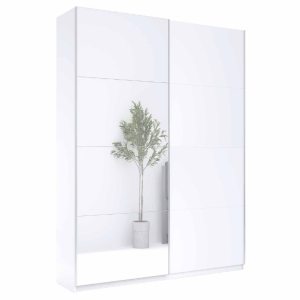 Шафа-купе Barton 1,5м білий супермат/дзеркало від фабрики Миро Марк Україна