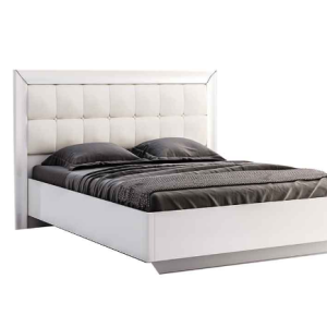 Белла ліжко двоспальне з мякою спинкою 140/200 від Миро Марк