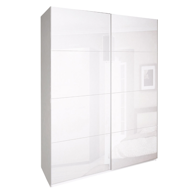Белла шафа-купе 2.0 білий глянець від фабрики  Миро Марк Україна