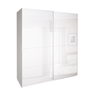 Белла шафа-купе 2.5 білий глянець від фабрики  Миро Марк Україна