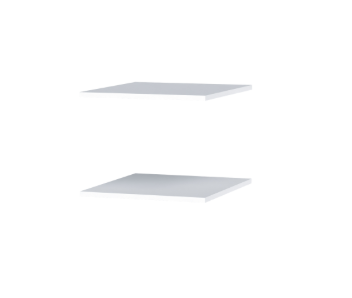 Полиці короткі (2шт) у шафу Bruno 3дв