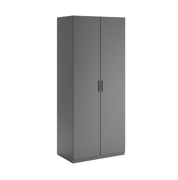 Шафа дводверна Домініка/Dominiсa графіт від фабрики МироМарк