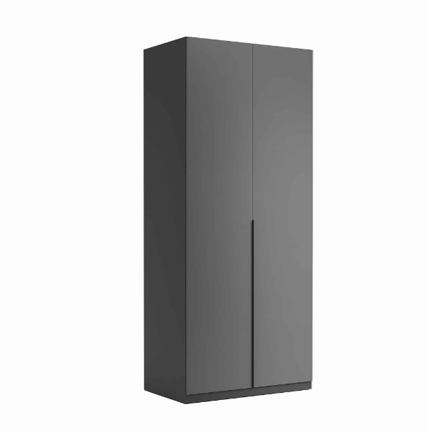 Шафа дводверна Доні/Doni графіт від фабрики МироМарк