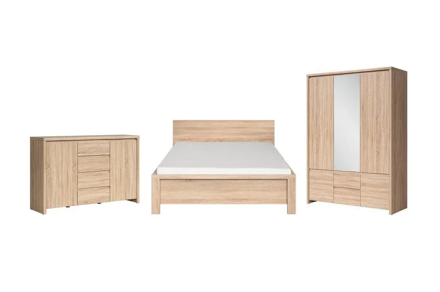 Каспіан модульна спальня дуб сонома від фабрики БРВ/ВМК