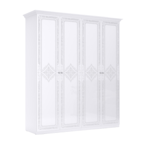 Луїза/Luiza 4Д чотиридверна шафа без дзеркал від фабрики МироМарк Україна