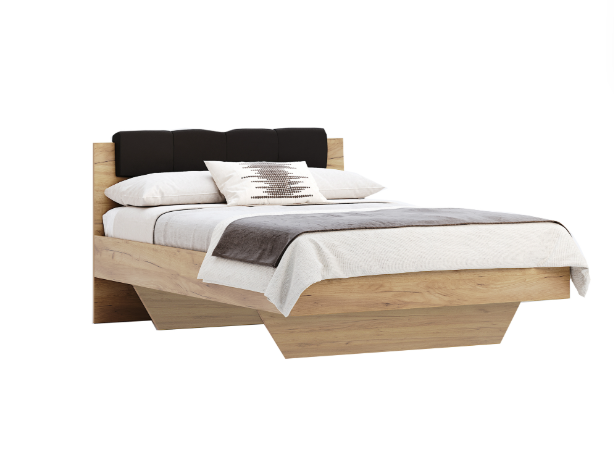 Луна/Luna 140/200 двоспальне ліжко з шухлядами від фабрики МіроМарк