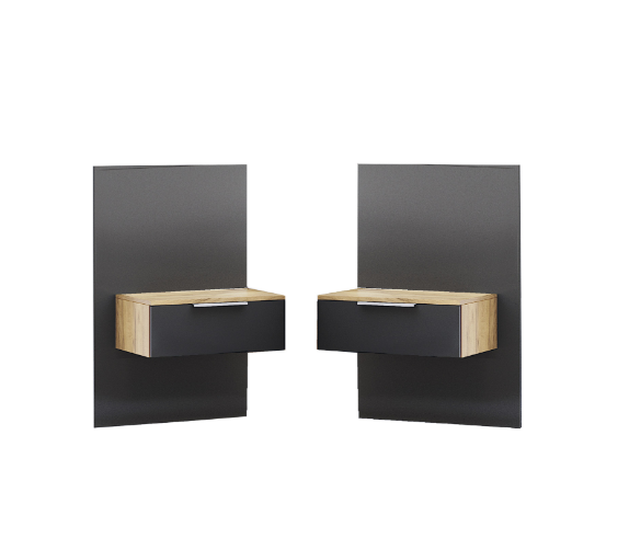 Луна/Luna приліжкові навісні тумби від фабрики МироМарк