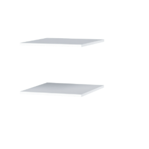 ОПЦІЯ Полиці Короткі (2шт) ШАФА 3дв Стандарт