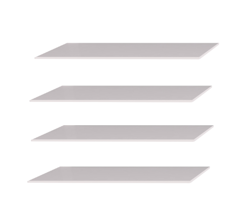 Полиці в шафу Beladjio 3+4+6дв