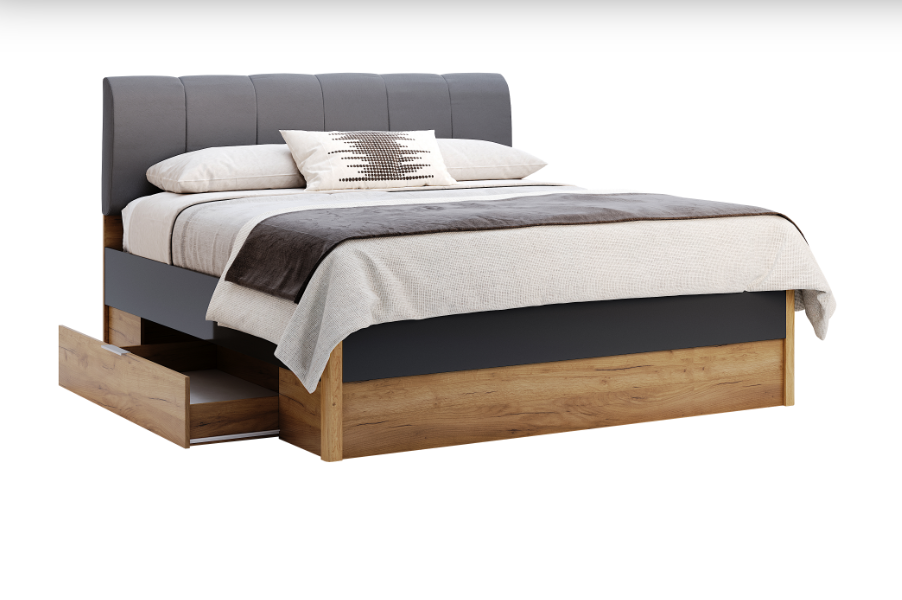 Ramona/Рамона 160 двоспальне ліжко з шухлядами від фабрики Миро Марк Україна