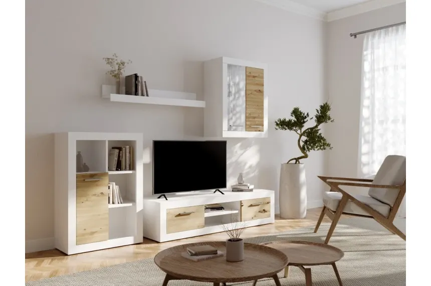 ШАКІРА ( німфея альба / дуб артізан ) сучасна стінка від фабрики БРВ/ВМК