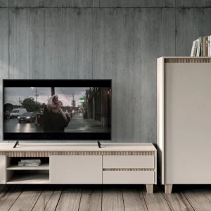 ЛАУНДЖ модульна вітальня дуб сонома/кашемір від фабрики БРВ/ВМК