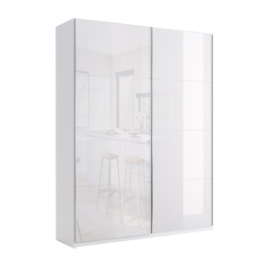 Шафа-купе VIVA/ВІВА 150 см білий глянець від Миро Марк