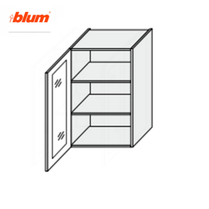 Секція Valencia верхня 60В/720 Вітрина BLUM