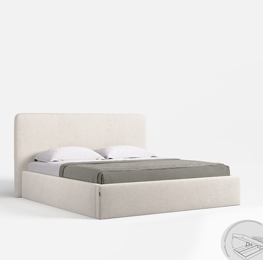 М'яке ліжко Amelia/Амелія 1,6 з підйомним механізмом від фабрики МіроМарк Україна