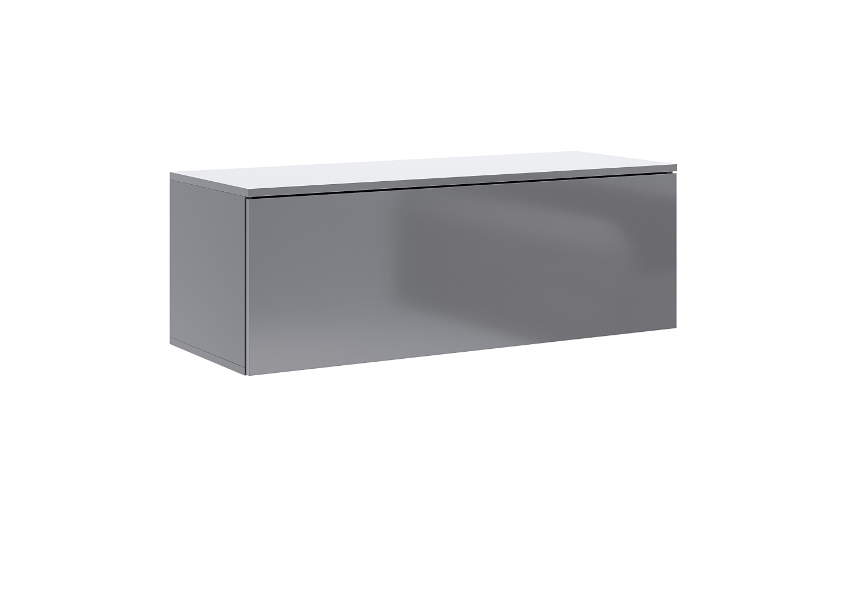 Тумба навісна BOX-42 ТВ графіт від фабрики МироМарк Україна