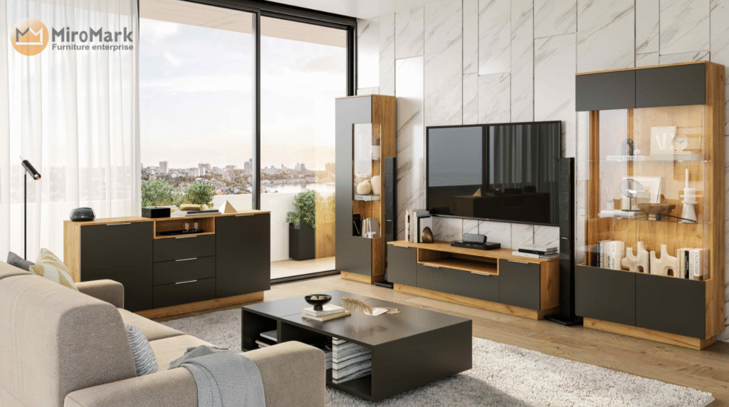 Луна/Luna модульна вітальня від фабрики МироМарк