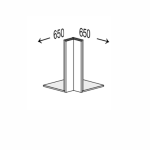 Секція Valencia верхня Кут 90°/360 Обманка