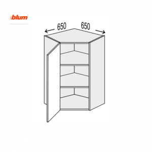 Секція Valencia верхня КутВ 45°/720 BLUM