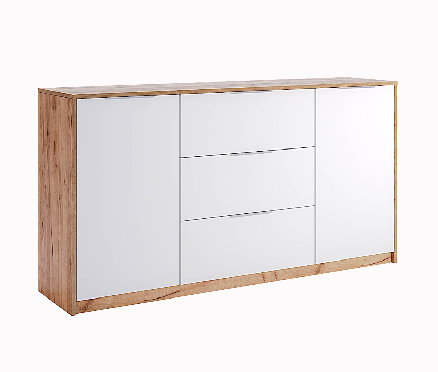 Комод Асті 2Д3Ш Глянець Білий від фабрики МіроМарк