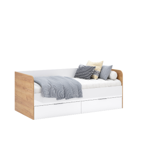 Асті Junior ліжко дитяче Глянець Білий від фабрики МіроМарк