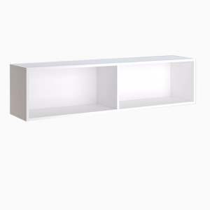 Полиця для книг Асті білий від фабрики МіроМарк