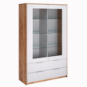 Вітрина Асті  Двері Глянець Білий від фабрики МіроМарк