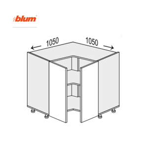 Секція Valencia нижня КутН 90°/820 BLUM
