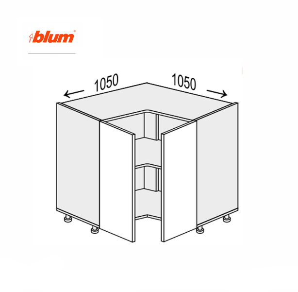 Секція Valencia нижня КутН 90°/820 BLUM