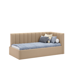 М'яке ліжко Shine 0,9 з підйомним механізмом від фабрики МіроМарк Україна