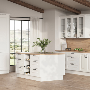 Валенсія модульна кухня фарбовані фасади від фабрики МироМарк Україна