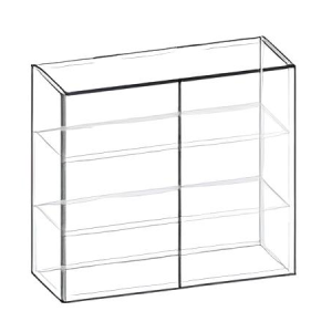 Агата 80/720 вітрина верхній модуль