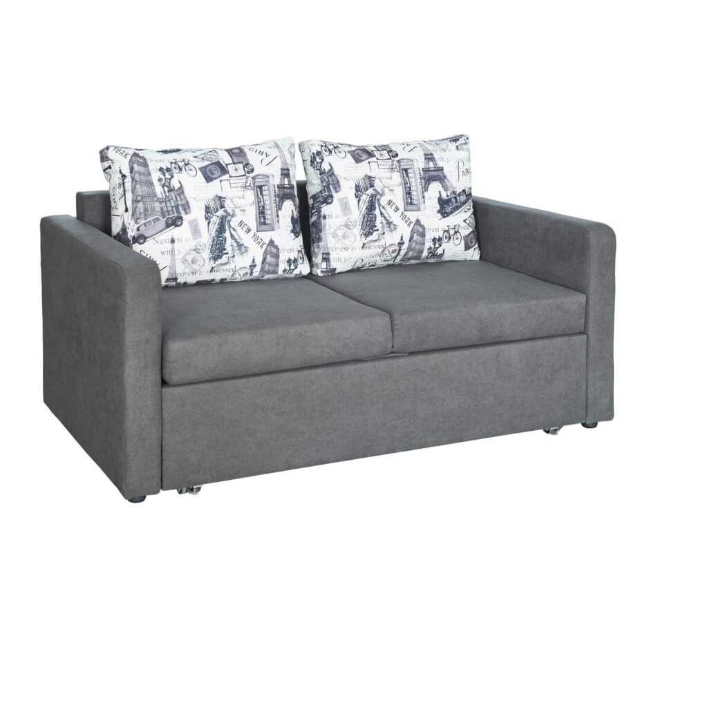 Атлант New Айріс/Фуджі сірий компактний диван від фабрики Мебель-Сервіс Україна