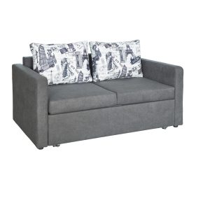 Атлант New Айріс/Фуджі сірий компактний диван від фабрики Мебель-Сервіс Україна