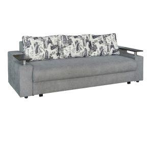 Бруно Аріс/Росто сірий прямий диван від фабрики Мебель-Сервіс Україна