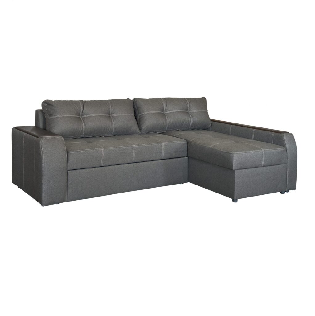 Діна кутовий диван Мальмо сірий від фабрики Мебель-Сервіс Україна
