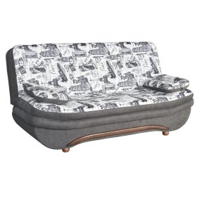 Стелла Аріс/Фуджи темно-сірий прямий диван від Мебель-Сервіс Україна