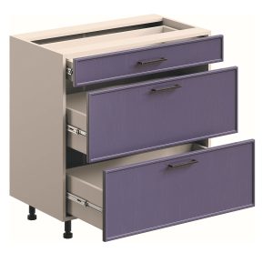 Аріель 60/820 Ш 1+2 направляючі прихованого монтажу нижній модуль