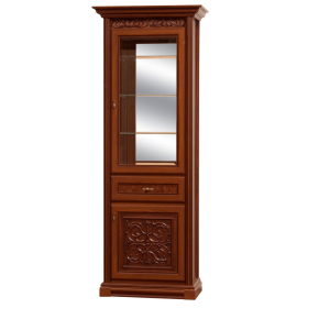 Лаціо однодверна вітрина з шухлядою від фабрики Світ Меблів Україна