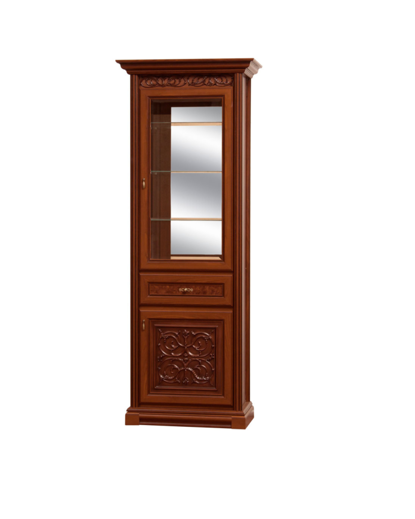 Лаціо однодверна вітрина з шухлядою від фабрики Світ Меблів Україна