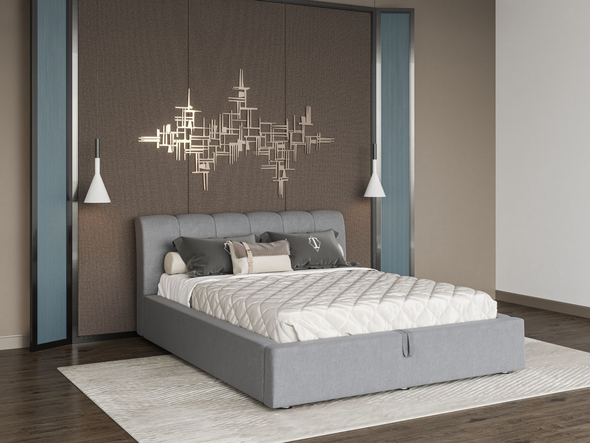 Мʼяке ліжко Кароліна-6