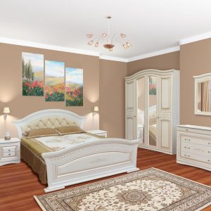 Ніколь класична спальня з п'ятидверною шафою від Світ Меблів