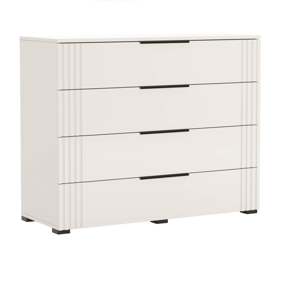 Амелія білий глянцевий комод МДФ від фабрики Світ Меблів Україна