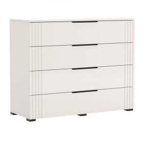 Амелія білий глянцевий комод МДФ від фабрики Світ Меблів Україна