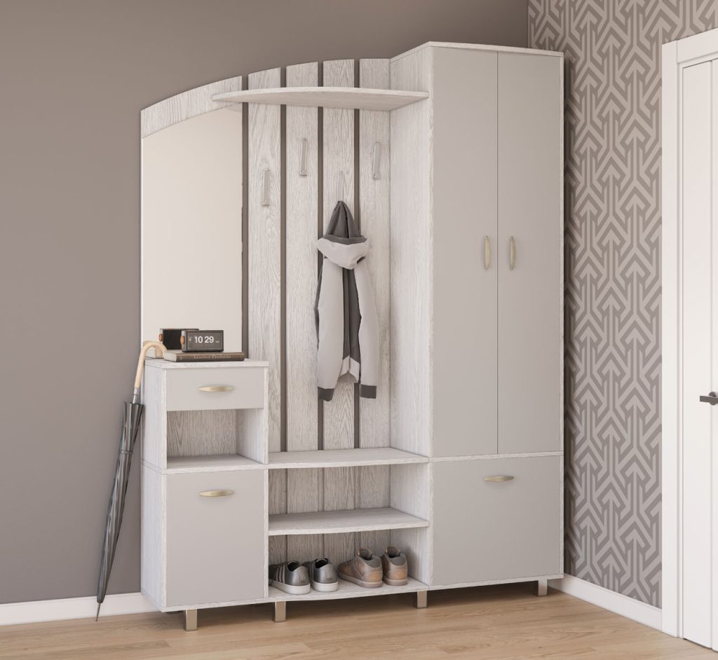 Кароліна артвуд світлий/попелястий сучасний передпокій від фабрики Світ Меблів Україна