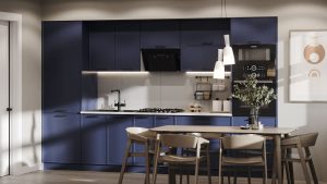 Аріель сучасна кухня з МДФ фасадами від фабрики Світ Меблів Україна