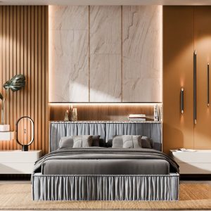 Ванесса 3 двоспальне м'яке ліжко від фабрики Світ Меблів Україна